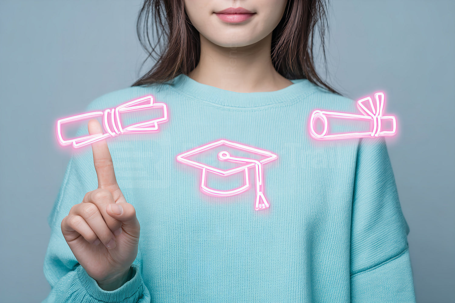 Celebrating academic achievements with confidence and creativity in a modern setting