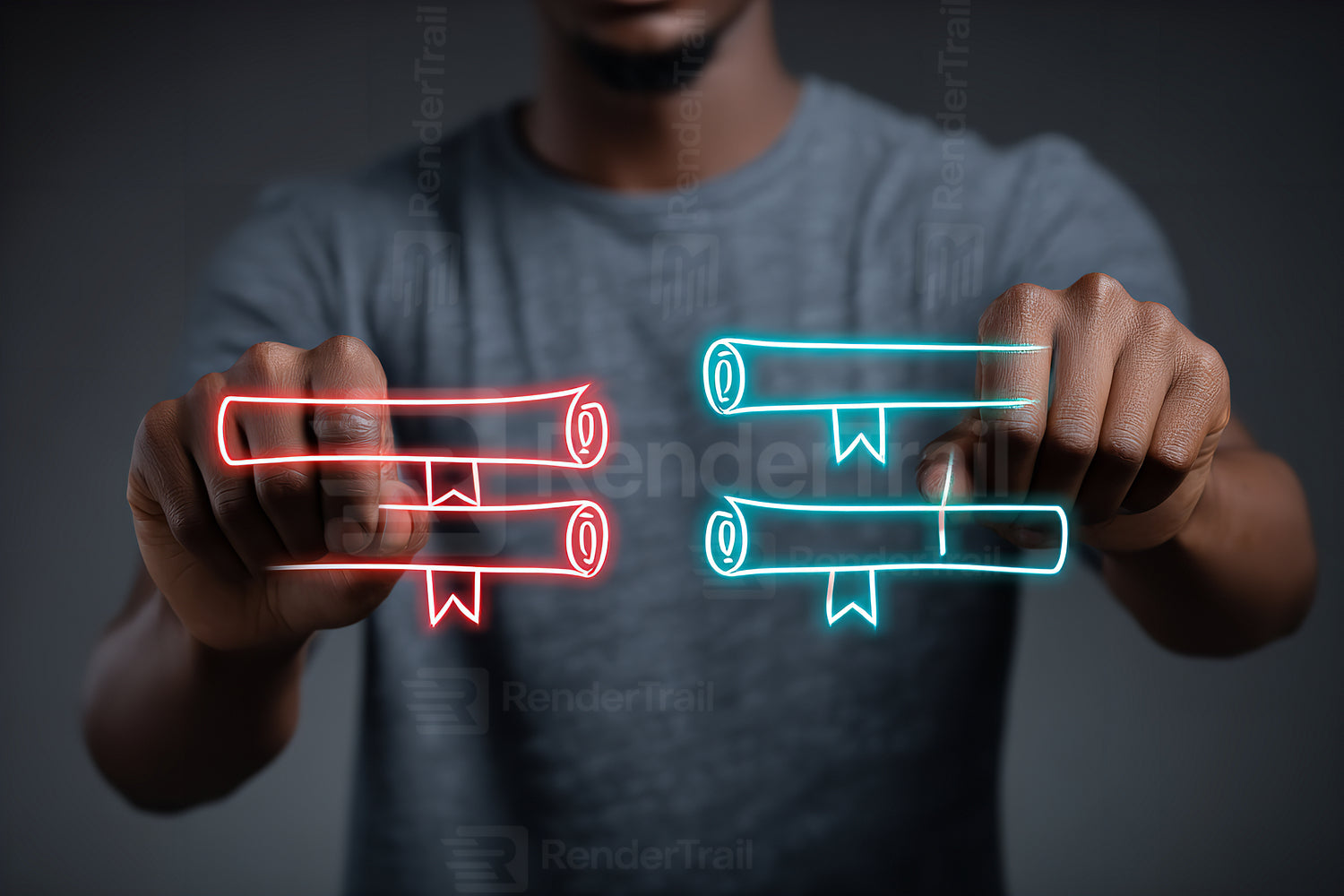 Celebrating achievement with virtual diplomas in a modern setting