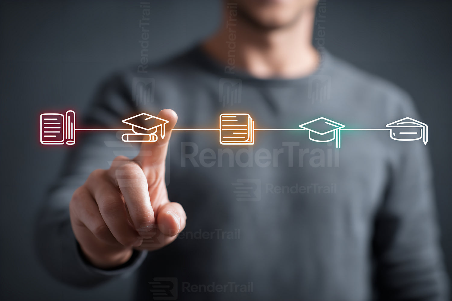 Progression of education from books to graduation in a digital context