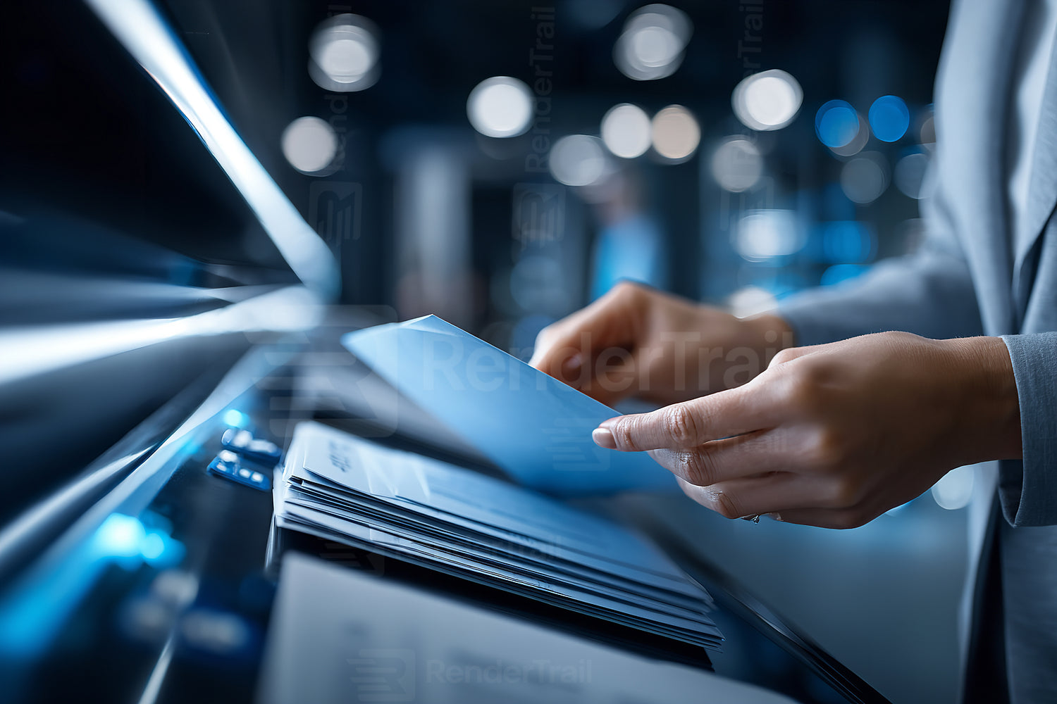 Efficient document processing in a modern office environment during work hours